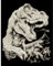 Royal & Langnickel - Kratzbild Tyrannosaurus Rex, Glow in the Dark, Kratzbilder für Kinder und Erwachsene, mit Kratzstift und Vorlage