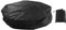 Housse de protection ronde pour , spa gonflable, pour piscine, , baignoire, en polyester 190, imperméable (210 x 30 cm, noir)