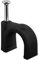 goobay 64684 Abrazadera de Cable, Negro, 12 Millimeter