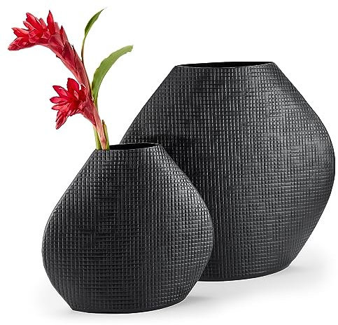 Colour-up 2er-Set Outback Vase Aluminium Blumenvase zeitlos - Philippi Design