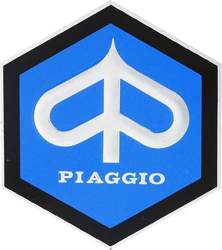 Targhetta esagonale adesiva 42mm - Nasello - P.iaggio 150 200 Vespa Sprint GL Rally - CI0772