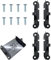 BNOYONERAS Soporte de ventilador de CPU para AM4 Placa Trasera,AM4 CPU soporte disipador de calor,AMD CPU ventilador soporte,4 piezas soporte disipador de calor CPU Backplane,con 8 piezas tornillos