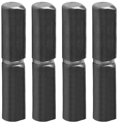 MOUNTAIN_ARK Lot de 4 charnières à souder en acier robuste pour barrière de remorque 16,5 x 2,2 cm