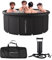Ice Bath Tub XXL 312 Gal Portable & Inflatable Outdoor Group Pod XL Cold Plunge Tub for Athletes Recovery with Protective Cover, Manual Pump & Repair Patch for Versatile XXXL Cold Water Cryo Therapy