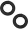 Hsthe Sea Ruban Isolant Noir, 2 pièces, Ruban Isolant étanche Auto-soudable pour câble de réparation d'urgence de Tuyau (4.9m x 19mm x 0.8mm)