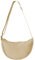 GoPaw Damen Halbmond Crossbody Schultertasche, Hobo Halfmoon Bag, Nylon Crossbody Bag Damen Halbmond Schultertasche mit verstellbarer Schultergurt, Einfarbige(Khaki)