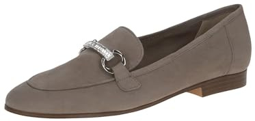 CAPRICE Damen Slipper aus Leder Elegant, Braun (Mud Suede), 37.5 EU