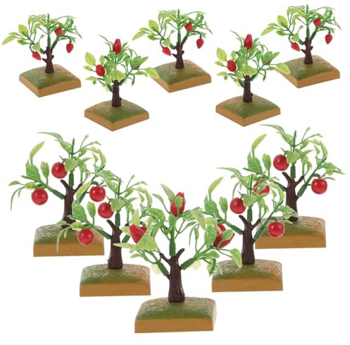 Yardenfun Miniatur-Baum-Requisiten – 10 Bäume Für Zugszenerien Und Landschaftsdekoration