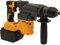 Cordless Hammer Drill 98VF SDS Plus Rotary Hammer Drill & Drill Bit Φ22mm/Φ13mm/Φ28mm Electric Hammer with Auxiliary Handle, 2* Lithium Batteries and Charger, Ground Drill Pit Diggers for Pit Diggers