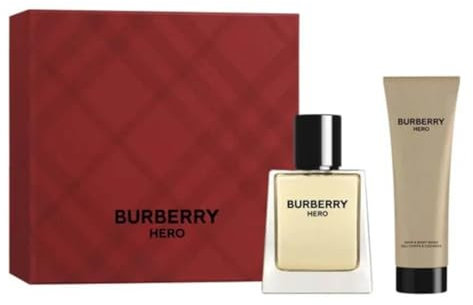 Burberry Hero Geschenkset für Herren, Eau De Toilette 50 ml und Duschgel 75 ml