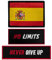 BAPLONEX® Pack de 3 Parches Mochila Militar Velcro con Diseño Bordado y Original | Parche Bandera España para Mochila Tactica Cross Training con Velcro Macho y Hembra.