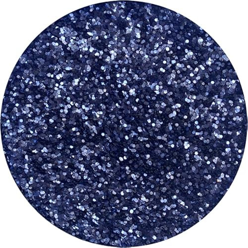 Eulenspiegel 907597 - Bio Glitter Blau Juwel, 6 g, biologisch abbaubar, Glitzer für Gesicht & Körper