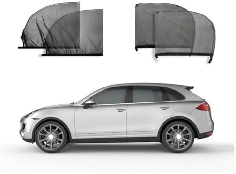 FOWURB Coche Parasol Ventana Lateral para Seat Leon 2010-2025, Parasoles Transpirable Malla Mosquitera Protección Solar Visera Protección Privacidad Accesorios,C/Entire-Vehicle