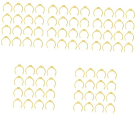 DOITOOL 100pcs Cabinet Legs Kick Board Clips Versatile Furniture Leg Plinth Clips for Residential Commercial Use