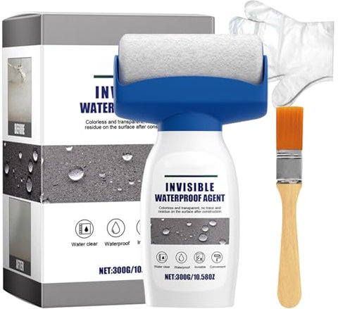 Rivestimento impermeabile trasparente – colla di riparazione 300 ml anti-perdite, alta adesione, asciugatura rapida, riparazione versatile per crepe, legno, metallo e grondaie