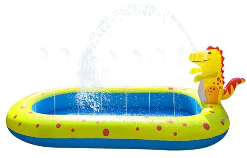 Dinoland Play Center Aufblasbares Wasserspielzentrum, Mehrfarbig, 170X103X65 cm, Bunt