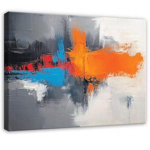 WallArena Leinwand Bilder 120x80 cm | Abstrakt, Leinwandbilder, Bild auf leinwand, Format: 120x80 cm (BxH) - einteilig auf Canvas Leinwand. Das Leinwand