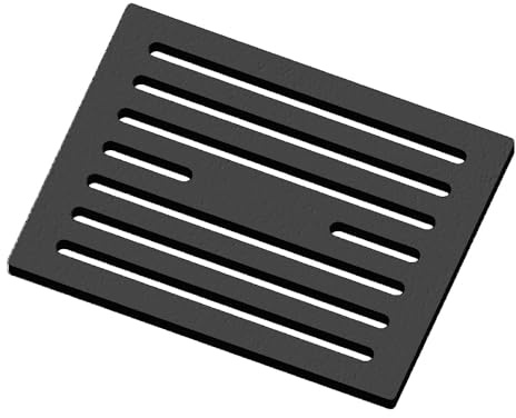 Kaminrost/Ascherost Eckig 225 x 175 x 10 mm passend für Justus ** Kaminöfen inkl. Modellübersicht - Ascherost Kamin aus massivem Stahl - Feuerrost feuerfest & hitzebeständig