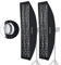 Godox Grid Softbox Strip Softbox Strip Box Beehive Honeycomb Grid Bowens Halterung für Studioblitz (2pcs FW35x160)