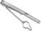 Exklusive Herren Krawattennadel Aus 925 Silber Mit Oxidiertem Streifen Design