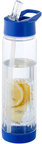 Bullet Tutti Frutti Bottle With Infuser (25.9 x 7.1 cm) (Transparent/Blue)