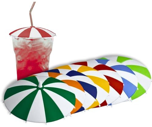 homeXpert Glasabdeckung für Trinkgläser [6 Stück], Deckel für Gläser im Sommer Anti Staub und Insekten, Becher Deckel für Kaffee, Bierkrug, Weinglas und Wasserglas, Home und Outdoor