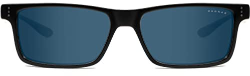 Gunnar Gaming- und Computerbrille | Model: Vertex, Rahmenfarbe: Smoke, Sun Linse (Blockiert 90% Blaulicht & 100% UV-Licht) | Premium Blaulicht-Brille | Patentierte Linse | Arzt Empfohlen