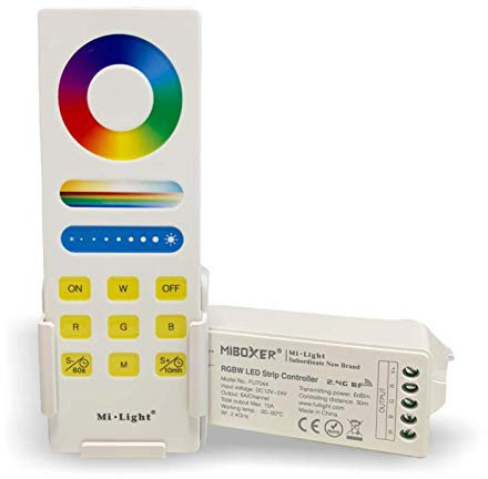 Mi-Light FUT044a Smart LED SET Steuerung + Fernbedienung 2.4G 12/24V 15A | RGBW