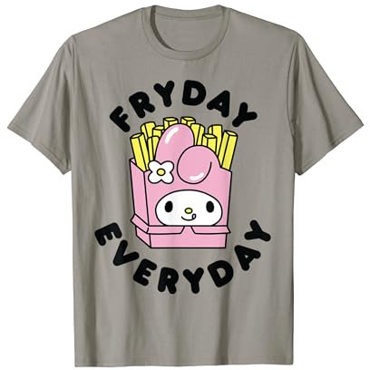 Patatine fritte Sanrio My Melody, venerdì, tutti i giorni Maglietta
