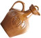 Zerodeko Accessoires Vintage Pichet D' D' Argile Naturelle Carafe D' en Terre Cuite Pichet de Petite Boue Traditionnelle Pot D' pour L' Potable Récipient Distributeur