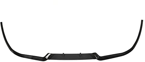 Alerón de Labio Delantero, Separador de Parachoques Resistente a Impactos, Repuesto Delantero de 114 Cm para Seat Rojo (Negro Brillante)