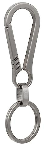 KCFEV Titan Karabiner mit Schlüssel Schlüsselanhänger Schlüsselclip EDC Schnellverschluss Haken