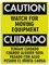 Panneau d'avertissement pour équipement de déménagement, panneau de signalisation routière de danger, panneau d'affaires, 15,2 x 20,3 cm, panneau en étain en aluminium