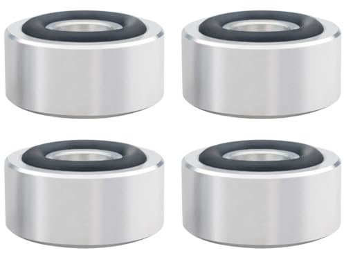 Uonlytech 4pcs Turntable Stand - Speaker Stand & Subwoofer Feet - Vibration Absorber & Damper - Aluminum Alloy HiFi