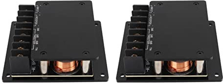 2 Stück 120 W Universelle 2-Wege-Audio-Frequenzweiche für Autos – Verbessert die Klanggenauigkeit, Verbessert den Bassdurchhang – Überstromschutz – Einfach zu Bedienen