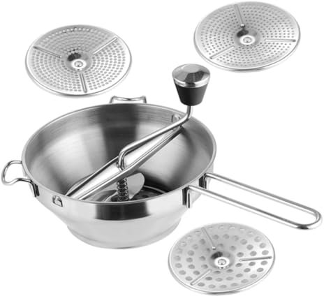 BRIGHTFUFU 1 Set Edelstahl-Rührer Küchenpresse Mehrzweckwerkzeug Kartoffelpresse Kartoffelpresse Kartoffelstampfer robuster Kartoffelstampfer Multitools Küchenstampfer Kartoffelpüree Obst Baby