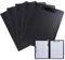 FRETONBA Klemmbrett a4, Schreibmappe 5er Pack Klemmbrett mit deckel, Klemmbrettmappe mit 2 Klemmen, Schreibbrett für Büro/Baustelle/Schule Clipboard Folder Schwarz