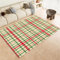 Beige Teppiche Wohnzimmer geometrisch gestreiftes Plaid Teppich Kinderzimmer rutschfeste Unterseite, FüRs Wohnzimmer Schlafzimmer Und das Kinderzimmer Moderner Teppich 60x90