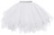 AUYAO Damen Tutu Klassisch Rock, Ballett Tüllrock Petticoat Unterrock Rock Tütü Rock Tutu Röcke Tüll Rock, 50er Vintage Ballet Elastisch Tanzrock Tanzkleid Ballkleid Kurz Retro Kostüme Tanzen (Weiß)