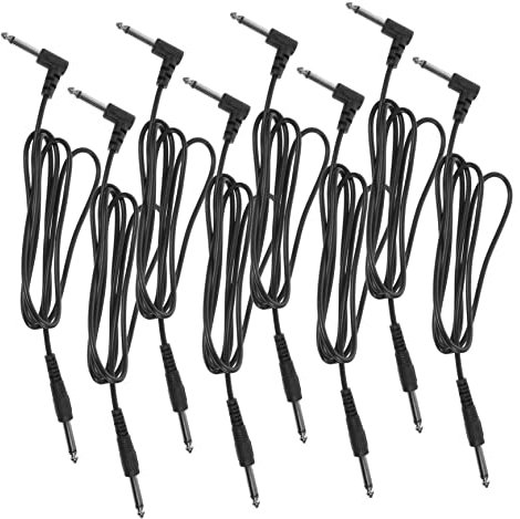 FUNOMOCYA Guitar Amp Cord Guitar Cable 6.35mm Electric Patch Cord Ktv Speaker Easy Install