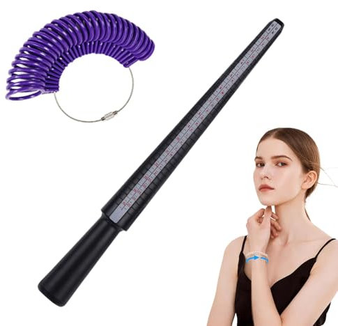 Misuratore per anelli, strumento per dimensionare gli anelli | Misuratori di gioielli,Calibri da dito, Strumenti di misura, Calibro per anelli, Misuratore per dito, Misuratore per anelli, bastoncini