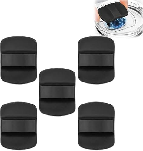 Magnetic Slider Replacement,2024 Tumbler Cup Lid Magnet Slider Block,Lid Magnetic Slider Lid Slider Push Block Replacement Parts for Yeti 10oz 14oz 16oz 20oz 26oz 30oz Magnetic Lids (5pcs)