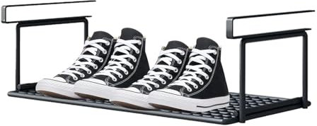 Generisch Scaffale per scaffali, scaffalature, scarpiera estraibile, scaffale inferiore regolabile, salvaspazio, per scarpiera, dispensa, lavanderia, libreria