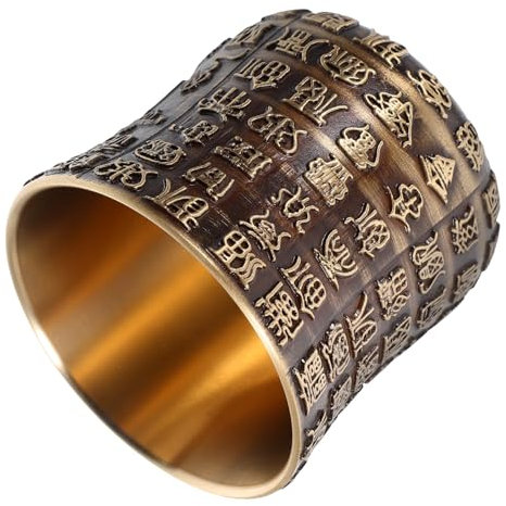 Cabilock Copa De Latón Taza De Té Antigua Taza De Bebida De Latón Taza De Té Del Hogar De Taza De Té Taza De Té Retro De Estilo Chino Taza De Té Pequeña Copa De Vino De Latón