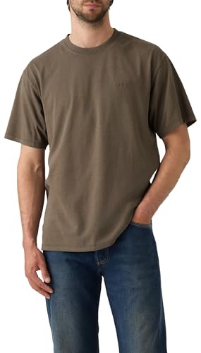 Red Tab Vintage Tee Garment Dye Khaki Gr
