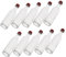 GRIRIW Mini Botellas de Vidrio de 50 Ml con Tapas Sellables para Líquidos Alcohol Almacenamiento Decorativo Paquete de 10