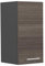Vicco Hängeschrank R-Line, hängender Küchenschrank, Edelgrau, 30 cm