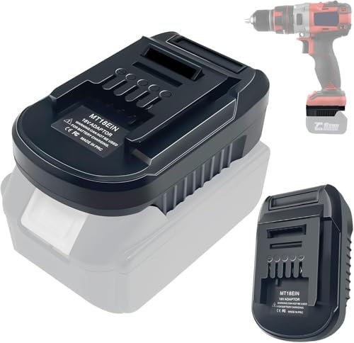 BAT20TL Adattatore batteria per Makita su per attrezzi elettrici Einhell, MT18EIN, adattatore batteria per Makita 18 V BL1860B BL1850 BL1840 agli ioni di litio per attrezzi Einhell 18 V PXC