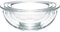 ZIHDKE Salad Bowls 3 Piece Glass Mixing Bowls Set (1.4QT+2.5QT+3.5QT), Glass Nesting Bowls, Clear Salad Mixing Bowl for Kitchen, Cooking, Baking