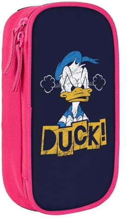 YINGD Johnny Depp Federmäppchen, Mehrzweck-Federmäppchen, großes Fassungsvermögen, langlebig, Schreibwaren-Tasche, Organizer, Schule, Bürobedarf, Schwarz , 21x10.5x5cm, Taschen-Organizer